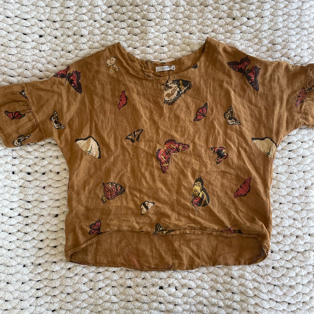 NWOT Viola Borghi Linen Made in Italy